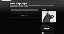 Desktop Screenshot of karansinghmagic.blogspot.com