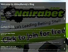 Tablet Screenshot of abbeybamdy.blogspot.com