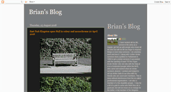 Desktop Screenshot of brianarchie.blogspot.com