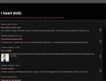 Tablet Screenshot of iheartdollz.blogspot.com