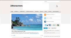 Desktop Screenshot of 24horasnews.blogspot.com