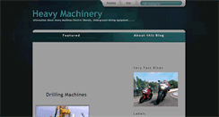 Desktop Screenshot of heavy-machineryinfo.blogspot.com