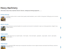 Tablet Screenshot of heavy-machineryinfo.blogspot.com