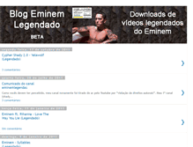 Tablet Screenshot of eminemlegendado.blogspot.com