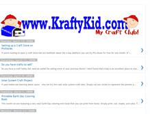 Tablet Screenshot of krafty-kid.blogspot.com