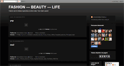 Desktop Screenshot of fashion-beauty-life.blogspot.com