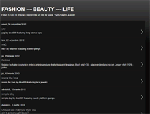 Tablet Screenshot of fashion-beauty-life.blogspot.com