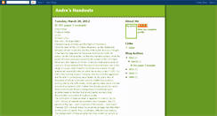 Desktop Screenshot of andreshandouts.blogspot.com