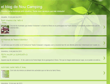 Tablet Screenshot of elblogdenoucamping.blogspot.com