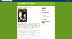 Desktop Screenshot of losjovenesyelmundo.blogspot.com
