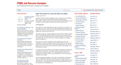 Desktop Screenshot of jobresumesamples.blogspot.com