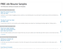Tablet Screenshot of jobresumesamples.blogspot.com