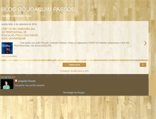Tablet Screenshot of blogdojoaquimpassos.blogspot.com