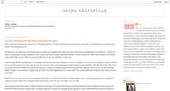 Desktop Screenshot of aginggratefully.blogspot.com
