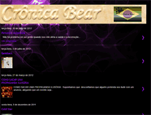 Tablet Screenshot of cronica-bear.blogspot.com
