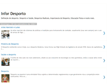 Tablet Screenshot of infor-desporto.blogspot.com