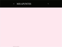 Tablet Screenshot of misapuntes93.blogspot.com