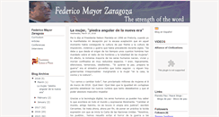 Desktop Screenshot of federicomayor-eng.blogspot.com