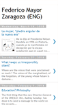 Mobile Screenshot of federicomayor-eng.blogspot.com