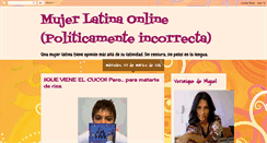 Desktop Screenshot of mujerlatinalatina.blogspot.com