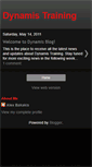 Mobile Screenshot of dynamistraining.blogspot.com