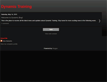 Tablet Screenshot of dynamistraining.blogspot.com