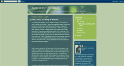 Desktop Screenshot of faithinfuturegrace.blogspot.com
