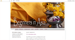 Desktop Screenshot of beginnersasia.blogspot.com