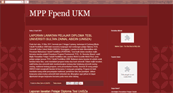 Desktop Screenshot of mpp-fpendukm.blogspot.com