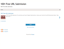Tablet Screenshot of 1001freeurlsubmission.blogspot.com