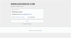 Desktop Screenshot of gigvideos.blogspot.com