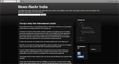 Desktop Screenshot of newsflashr.blogspot.com