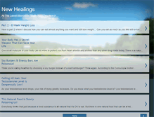 Tablet Screenshot of newhealings.blogspot.com