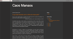 Desktop Screenshot of caos-manaos.blogspot.com