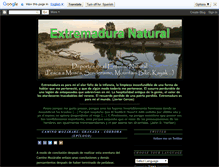 Tablet Screenshot of extremadura-natural.blogspot.com