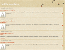 Tablet Screenshot of endhumansales.blogspot.com