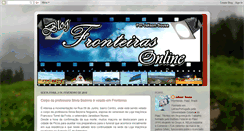 Desktop Screenshot of fronteirasonline.blogspot.com