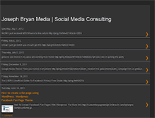 Tablet Screenshot of josephbryanmedia.blogspot.com