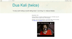 Desktop Screenshot of duakali.blogspot.com
