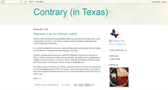 Desktop Screenshot of contraryintexas.blogspot.com