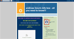 Desktop Screenshot of andreashoca.blogspot.com