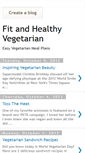 Mobile Screenshot of fitandhealthyvegetarian.blogspot.com