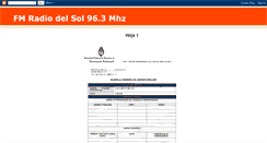 Desktop Screenshot of fmradiodelsol.blogspot.com