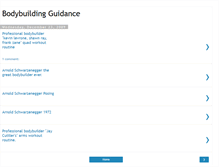 Tablet Screenshot of bodybuilding-guidance.blogspot.com