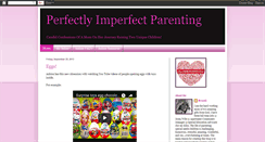 Desktop Screenshot of myperfectlyimperfectparenting.blogspot.com