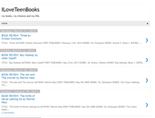 Tablet Screenshot of iloveteenbooks.blogspot.com