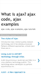 Mobile Screenshot of ajaxcode.blogspot.com