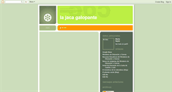 Desktop Screenshot of lajacagalopante.blogspot.com