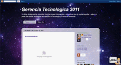 Desktop Screenshot of gerenciatecnologica2011.blogspot.com