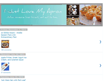 Tablet Screenshot of ijustlovemyapron.blogspot.com